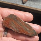 Chalcedony Slabs, Moss, Lot of 5, Red-Brown & Gray, 88g, Lapidary Cabbing — photo 3
