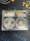 2016 Gold & Silver Eagle 30 anniversary Bimetallic Set PCGS MS70 FDOI