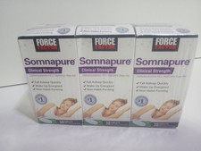 3-Pack Force Factor Somnapure Clinical Strength Sleep Aid 30 Caplets Each EXP