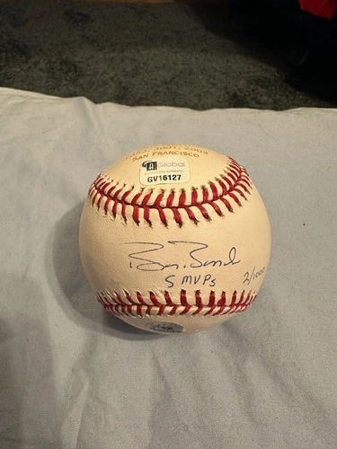 Barry Bonds Signed Autographed MLB Baseball Giants Pirates Authenticated