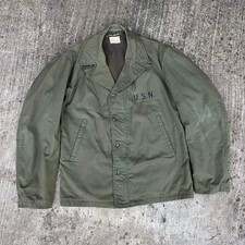 1940s WWII USN N-4 Field Jacket Size 38 US Military
