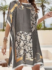 Silk Feel Kaftan Dress, Dubai, Morocan Dress, Kaftan, Party Dress Free Size
