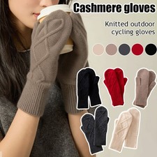 Warm Winter Gloves for Women Made of Soft Cashmere Material