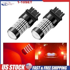 3157 3156 Led Red Light Bulbs Reversebackup Turn Signal Side Marker Lamp 2-20x