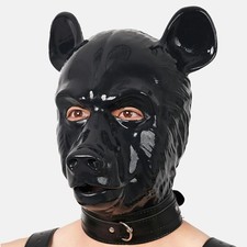 FURRJOI Silicone Upgraded Bear Hood Head Mask Role Play Cosplay Party Costume