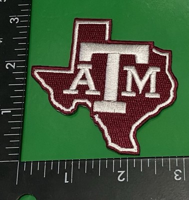 Texas AM   Unbranded Iron On Patch       Aggies