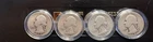 🔥 1936-64 Washington Quarter 90% Silver Circulated $1 Face Value 4 Quarters🔥