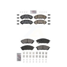 AmeriBRAKES KNF-101896 4-Wheel Set Brake Pad Sets Front & Rear for Ford Ranger