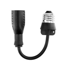 3 Outlet Light Socket Adapter,Convert E26/E27 Bulb Socket to 3 Prong Outlet