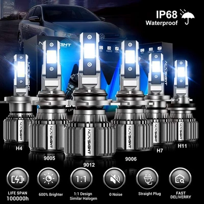 H1 H4 H7 H11 H15 9005 9006 LED Scheinwerfer Halogen Mit Zugelassen D1S D2S D3S