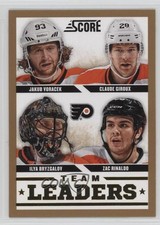 2013 Score Team Leaders Gold Claude Giroux Ilya Bryzgalov Zac Rinaldo #571 1s8