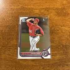 2022 Bowman Chrome Prospects #BCP-70 Andry Lara (Washington Nationals) A73