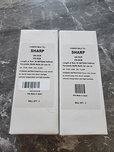 Sharp UX-P200 Fax Machine And 4 Ink Rolls - Picture 2 of 6