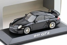 Minichamps 1/43 Porsche 911 997 GT2 Coupe Black Diecast Model Car