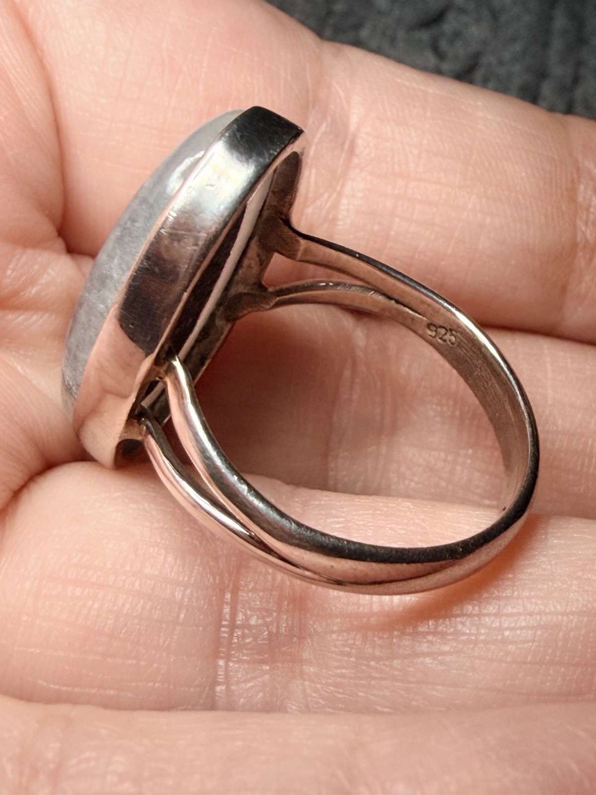 Boulder Opal Pyrite Quartz Statement Ring 925 Ste… - image 20