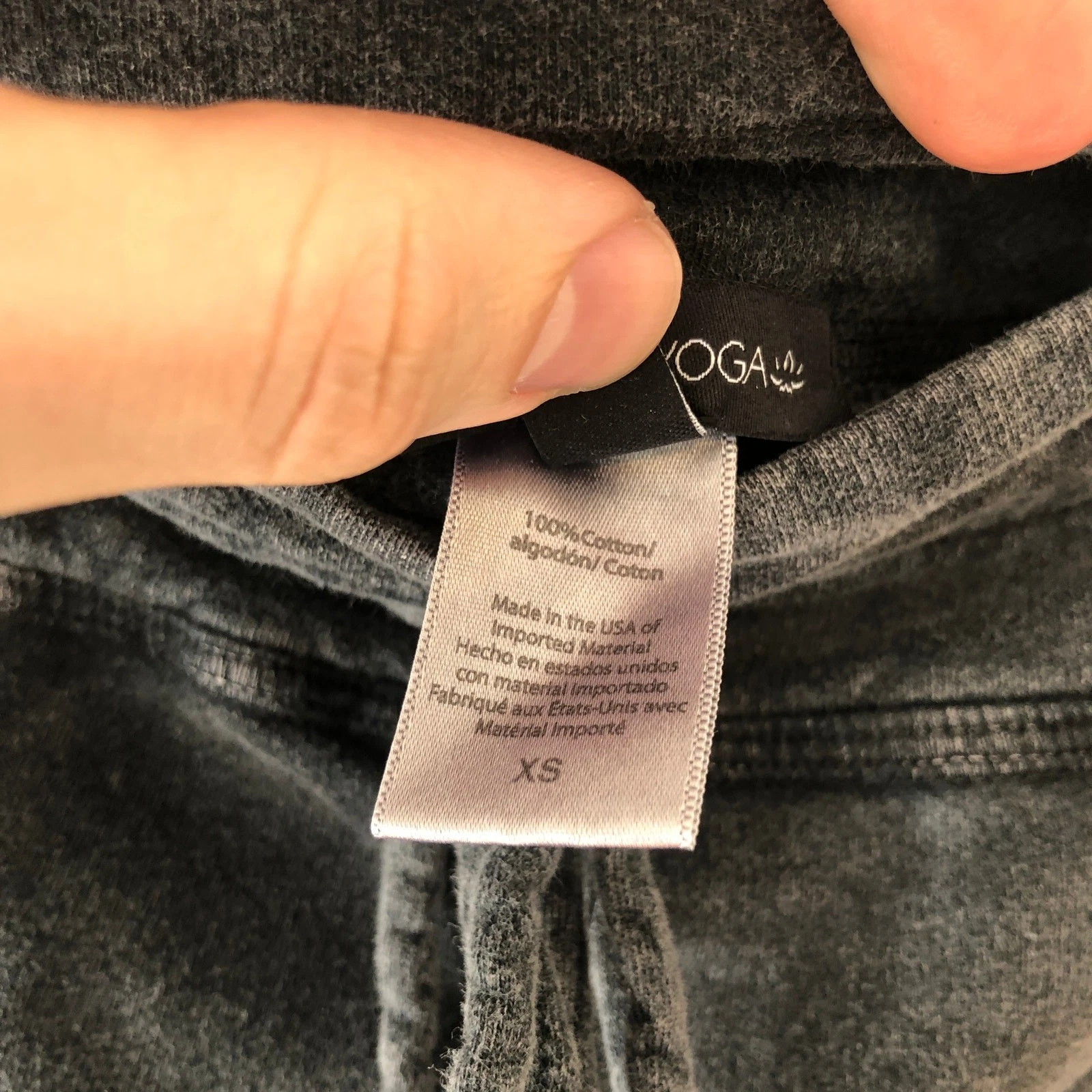 beyond-yoga vintage wash midi swegging pants
