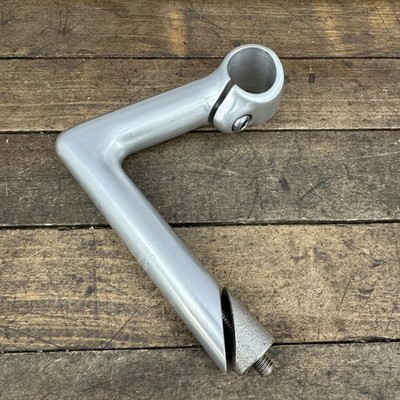 *NITTO* MCR65 stem 100mm シルバー oldmtb Vintage Nitto Quill Stem 100mm 26.0 Clamp NOS Silver Alloy Japan