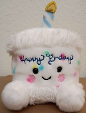 Aurora Palm Pals Happy BDay Birthday Cake Plush 5.5" Stuffed Toy 2024