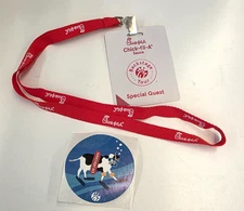 Chick-Fil-A lanyard Special Guest ID and Sticker
