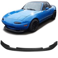 Front Bumper Lip Spoiler For 90-97 Mazda Miata Mx5 Na Black Pu Gv Style