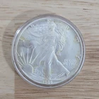 1986 WALKING LIBERTY AMERICAN EAGLE .999 FINE SILVER DOLLAR
