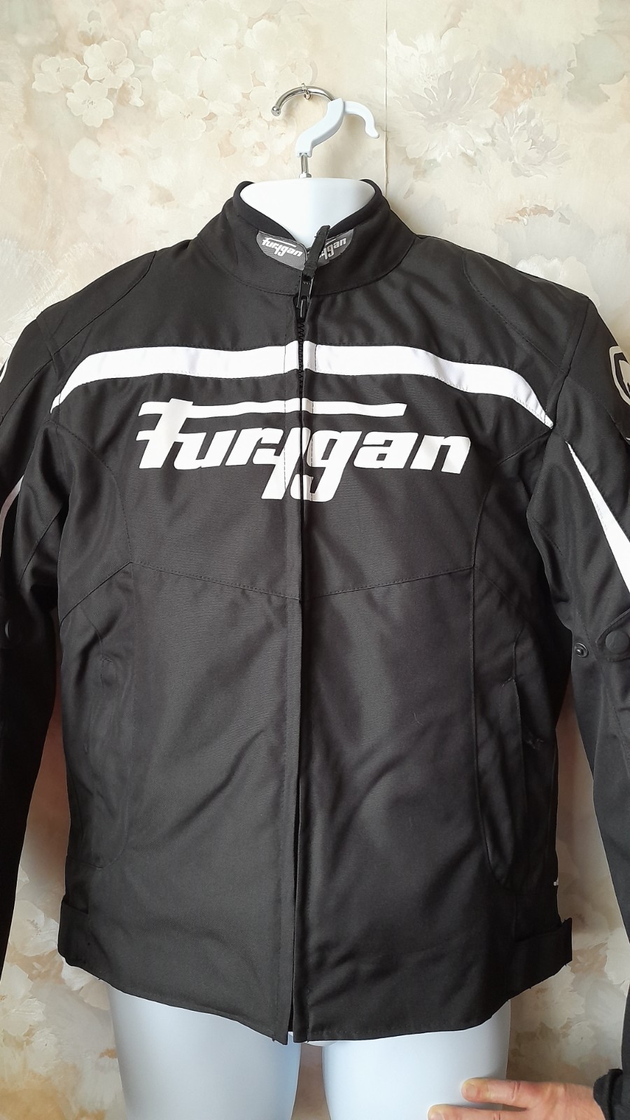 Blouson moto Furygan Diablo Homme Taille M noir et blanc en état neuf