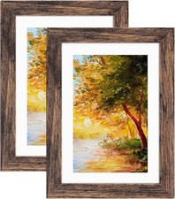 5x7 Picture Frame, Display Pictures 4x6 with Mat or 5x7 Without Mat