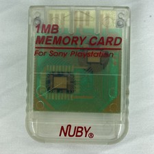 New Playstation NUBI Memory Card - 1 MB