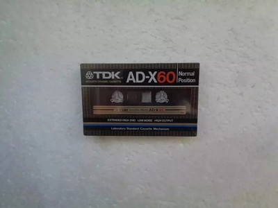 Vintage Audio Cassette TDK AD-X 60 * Rare From Japan 1982 *