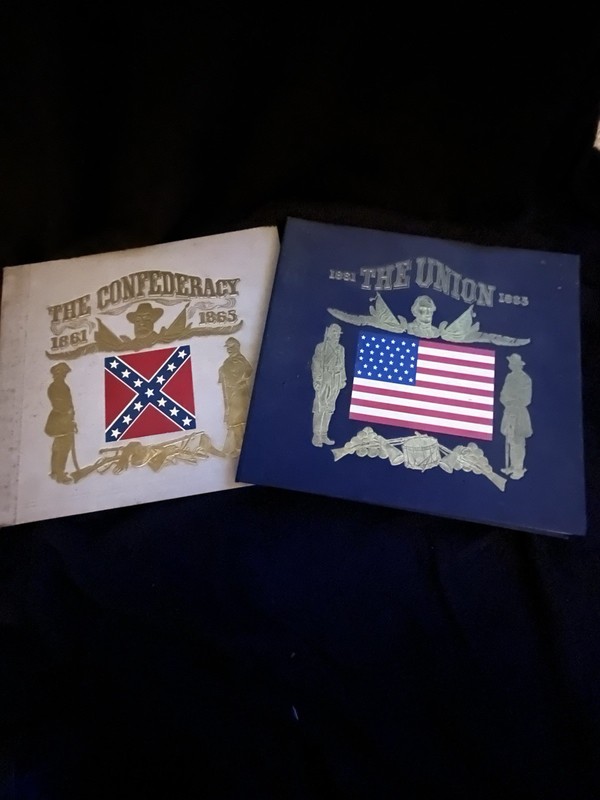 The Union The Confederacy 1861-1865 Civil War LP BookSet Richard Bales Columbia