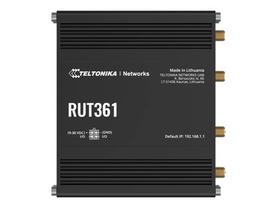 Teltonika RUT361 LTE Cat 6 Router Router Wi-Fi 0.3Gbps HTTPS RUT361100000