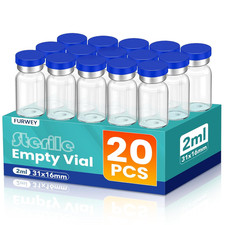 2ml Sterile Vials with Self Healing Injection Port and Sealing Cap 2ML