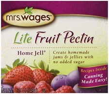 Mrs. Wages Lite Home Jell Fruit Pectin, 1.75-Ounce Pouches (Pack of 12)