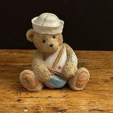 Cherished Teddies JONATHAN  Sail With Me  Sailboat 1992 Licensed Hamilton Gifts