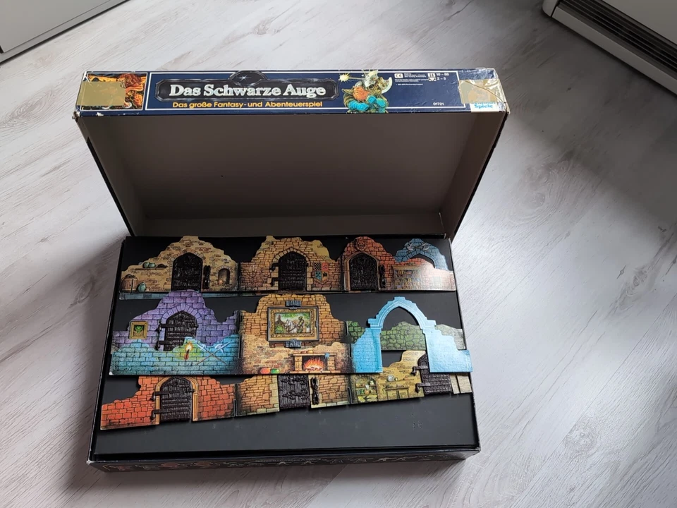 Das Schwarze Auge: Die Burg des Schreckens 1991 Schmidt Spiele Rarität Retro - Bild 2 von 4