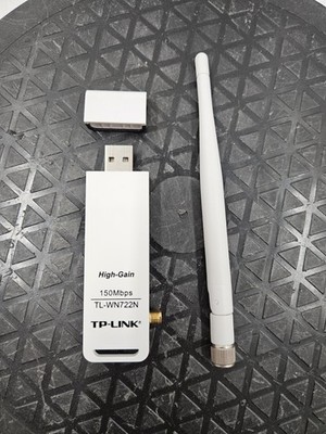 TP-Link TL-WN722N Wireless Adapter 150Mbs WI-FI - Tested - EB-19796