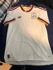 Adidas Originals Spain 26 Away Authentic Jersey Soccer Jersey Mens JN4392