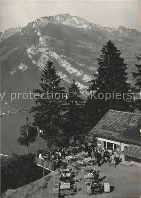 Filzbach Cafe Kerenzer Berghus Walensee Alpenpanorama