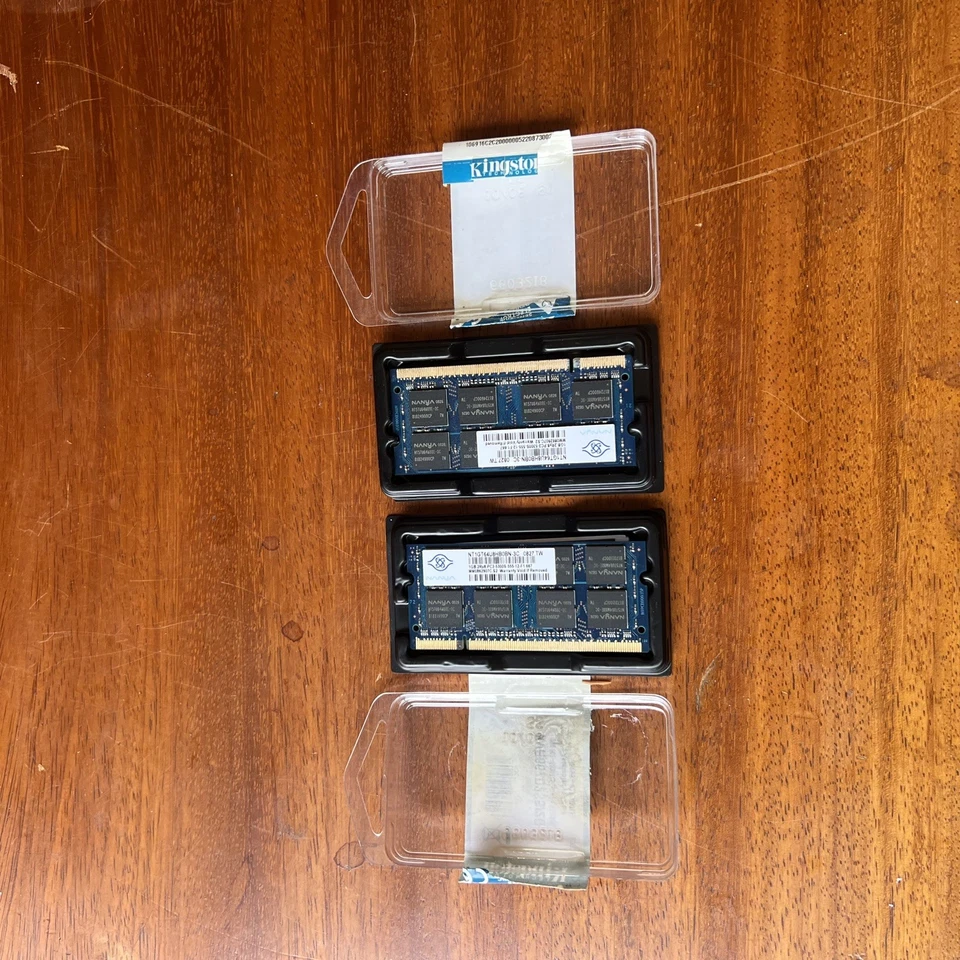 2 X 1GB NANYA NANYA SODIMM 2RX8 PC2-5300S-555-12-F1-667 Laptop PC Memory Ram - Image 3 of 4