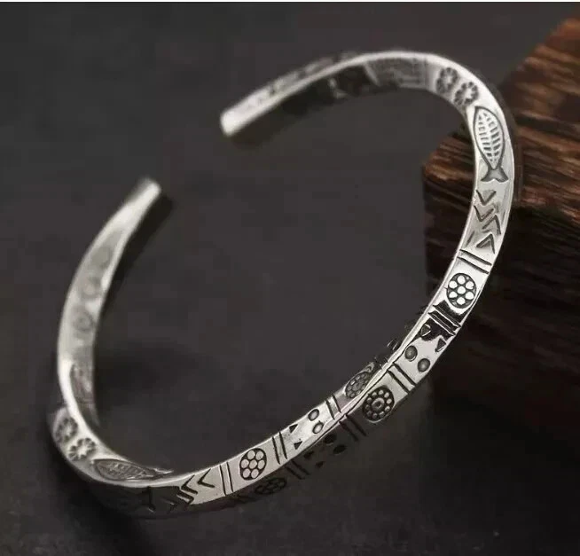 EDLES Armband 925 SILBER massiv Armkette RETRO ARMREIF Armzange Zirkonia Ring - Bild 3 von 4