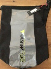 MUSTO 20L DRY TUBE BAG BLACK DRY BAG FOR WATER-SPORTS BNWT