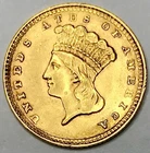 1857 $1 PRINCESS***SPECIAL PIECE**TOUGH FIND THIS NICE**FULL LIBERTY**NR #G74984