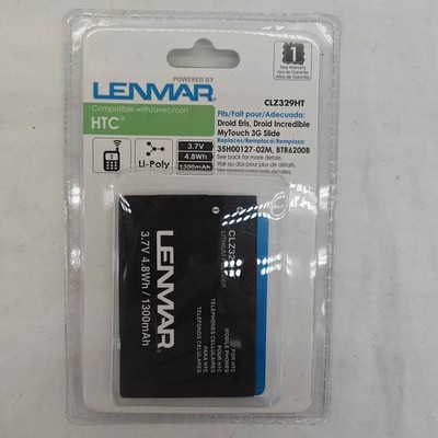 Lenmar CLZ329HT Battery Li-Ion 1530 mAh for HTC Droid Eris Droid Incredible
