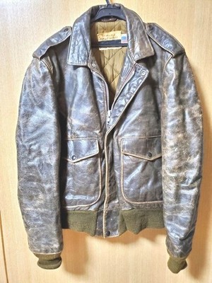 Schott Flight Jacket Is-674-Ms Vintage A-2 No.ks850