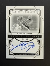 MARCUS CAMBY 2020-21 NATIONAL TREASURES ARCHIVES AUTOGRAPH AUTO /99