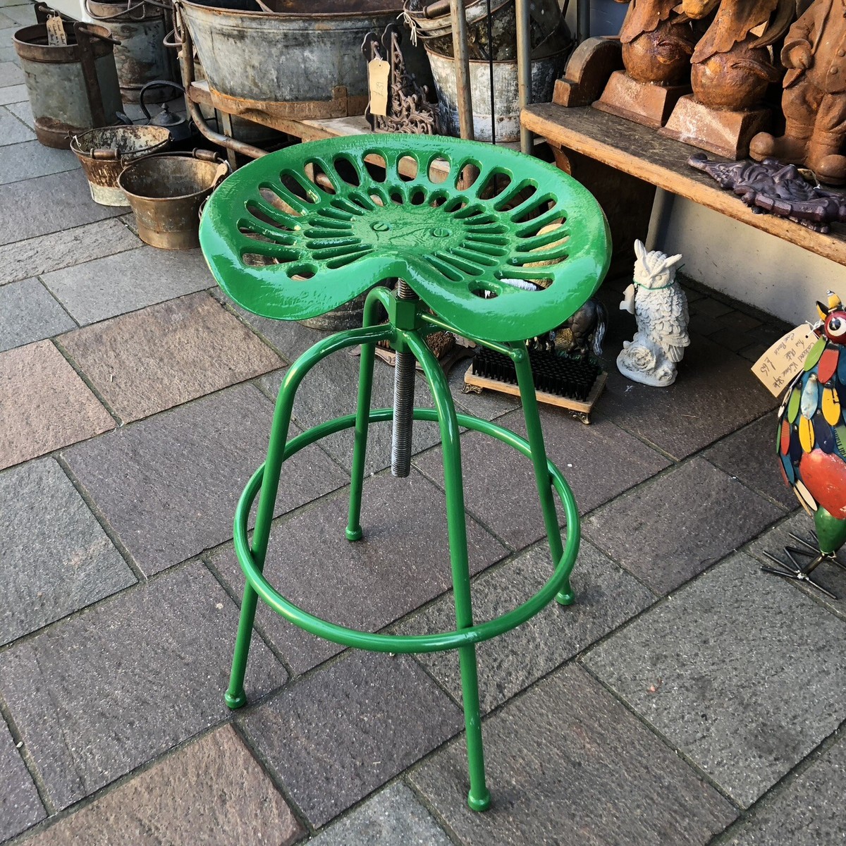 Barstool Cast Iron Adjustable Height UK