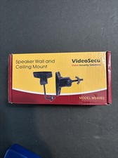 VideoSecu Speaker Wall And Ceiling Mount Bracket One 1 Black NEW