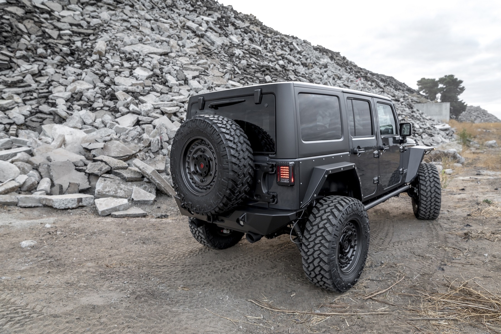 Set 4 Black Rhino Armory 16x8 6x130 Gun Black Wheels 16