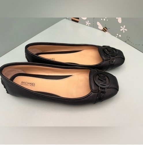 MK Michael Kors Fulton ballerine in pelle da donna taglia 7M scarpe da ballo slip on * - Foto 5 di 14