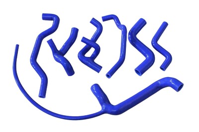  For VW GOLF GTI MK3 2.0L 8V 115PS 2E ENGINE BLUE SILICONE RADIATOR HOSE KIT